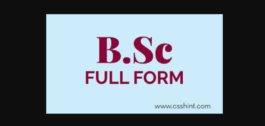 bsc full form